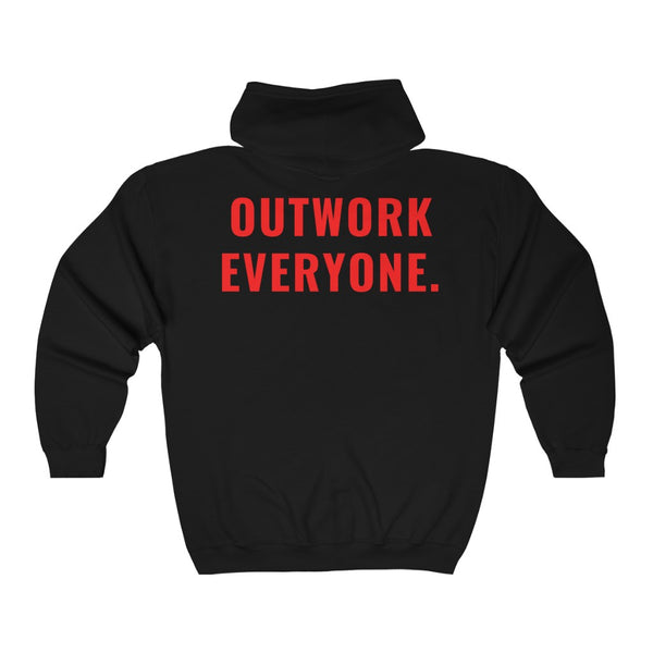 Outwork Everyone Full Zip Hooded Sweatshirt